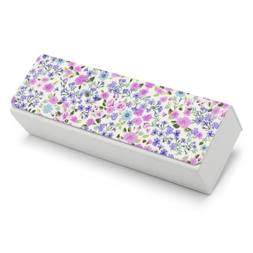 Étui à lunettes de soleil rigide fleurs roses boîte de protection femme homme