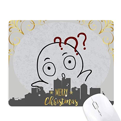 Tapis de souris de Noël motif chat noir mignon, idée cadeau originale