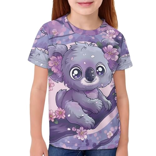 Image of JEOCODY Boys Girls Graphic Tees Funny 3D Printed Short Sleeve T-Shirts 3-16T