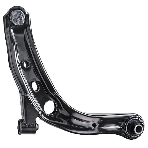 Image of Detroit Axle - 8pc Front Suspension Kit for 2000 2001 2002 2003 2004 2005 2006 Mazda MPV, 2 Lower Control Arms w /Ball Joint 4 Outer Inner Tie Rods 2 Boots Replacement