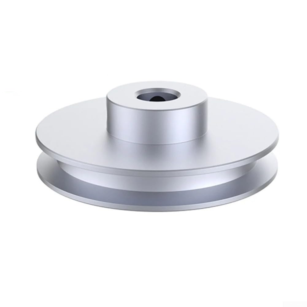 Poulies à rainure en V en aluminium haute performance pour courroies de 6 mm de largeur, tailles allant de 20 mm à 80 mm de diamètre extérieur (80)