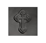 Small - Botonee Cross 3D Graphite Ingot Mold for Precious Metal Casting Gold Silver Copper Melting