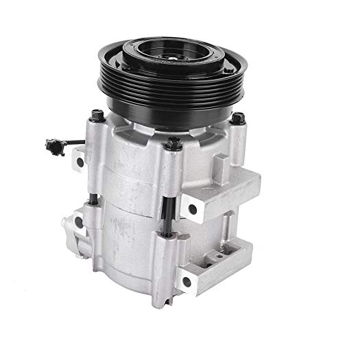 AC Compressor, Durable Air Conditioning Compressor for Hyundai Santa Fe V-6 2.7L 2001-2006 Vehicle Replacement Accessories Easy to Install 5512440 CO 10957SC