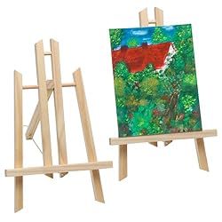 2 Pcs Wooden Easel for Art Display