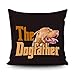 BAGEYOU Housse de coussin carrée Pitbull pour canapé, 45,7 x 45,7 cm, double face