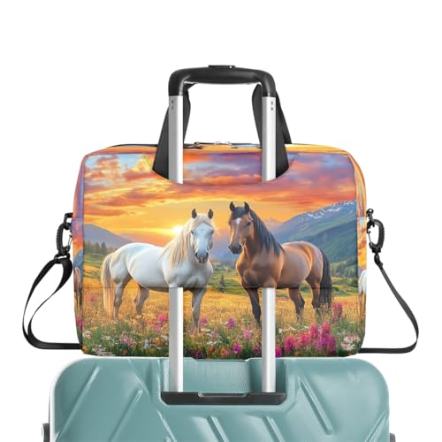 Bolso para portátil con estampado Sunset Mountain 13-16 pulg miniatura 7