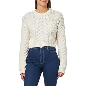 HUGO Damen Scrovey Knitted-Sweater