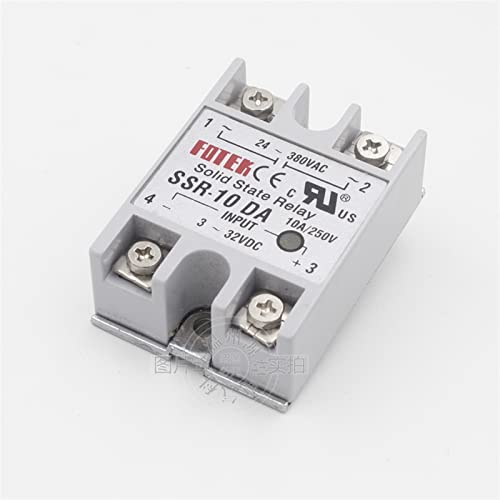 Relais semi-conducteur SSR-40DA 24-380V AC commutateur statique commande 5V 12V 24V