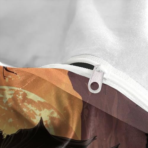 Housse de couette facile à nettoyer avec fermeture éclair 3D - 8