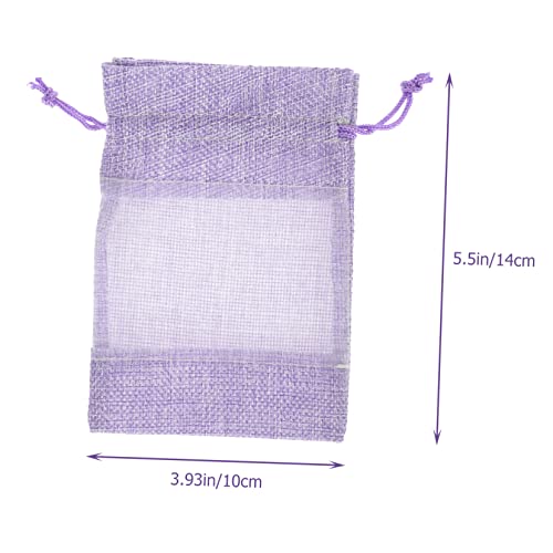 Ipetboom 10 bolsas de sachet lavanda vacías moradas miniatura 2