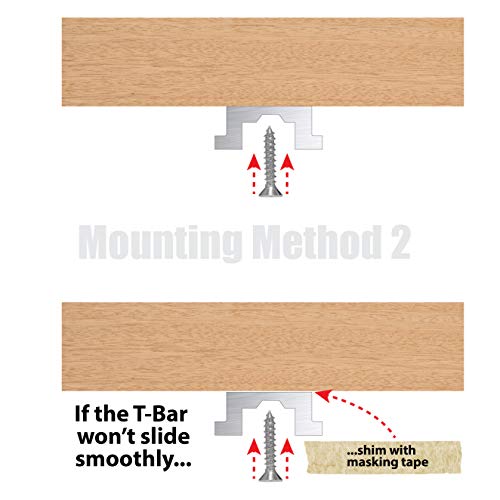 Miter T-Bar for Jigs Fixtures Sleds Router Tables and General Woodworking 48 inch MADE IN THE USA