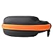 Adada Travel Case for JBL Clip 4/JBL Clip 5 - Portable Mini Bluetooth Speaker (Black+Orange)