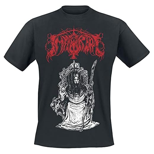 Immortal Throne män t-shirt svart band-merch, band