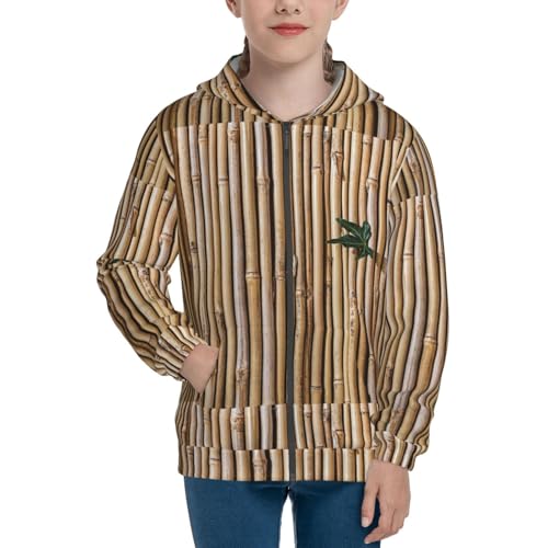 Bamboo Raft Kids Pullover Hoodies Boys Zip Up Sweatshirts Girls Athletic Clothes with Pocket3