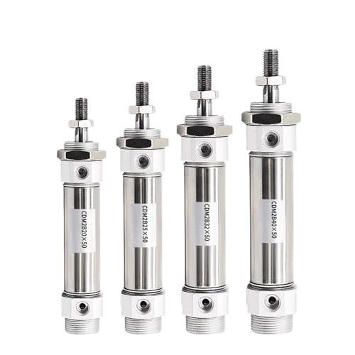 Microcilindro de doble efecto CDM2B20 de acero inoxidable magnético