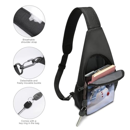 Bolso bandolera deportivo navideño para hombre y mujer miniatura 4