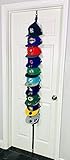 The Clip Hanger Hangs 20 Different Hats- Hat Rack is Durable, Versatile, Adjustable, Easy Set-Up Hat Hanger- The Only Hat Holder To Hang Neatly All Types Of Hats (Black)