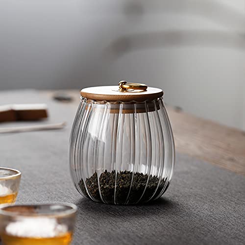 ガラス瓶 竹蓋付きキャニスター 2枚目