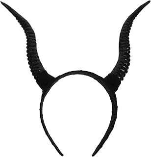 Halloween Horns Headband Gothic Antelope Horn Headband Devil Horns Hairband Cosplay Costume Horns Headpiece for Women Girls