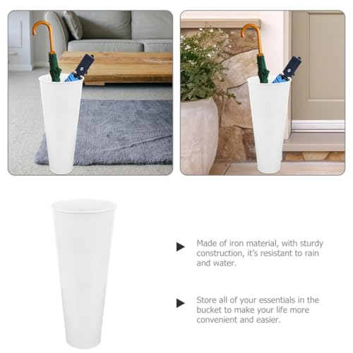 Seau porte-parapluies avec base récupératrice d'humidité efficace