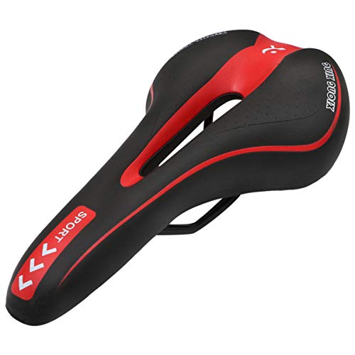 ABOOFAN Conforto Do Assento de Bicicleta Respirável Projeto À Prova de Choque Da Bicicleta Sela Da B