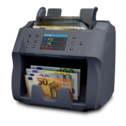 Versatile ed efficiente: Riconoscimento di banconote miste e funzione di somma e lotti.