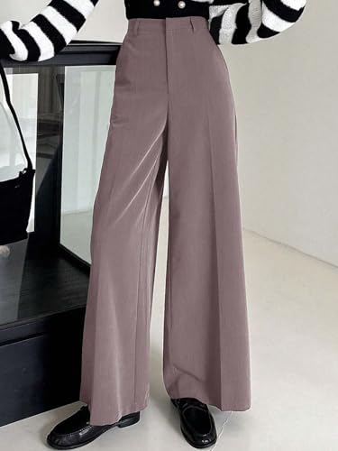 Image of KOTTY Womens Solid Breathable Sensaicha Brown Pant