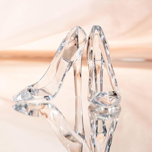 Dzrige Decorative Slipper Jewelry Organizer Box,Acrylic Crystal High Heels Shoe Case for Rings and Trinkets, Elegant Countertop Accessory Storage and Home Decor - image 7