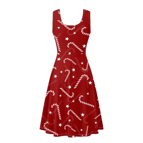 Image of Renewold Women's Sleeveless Tank Dress with Pockets, Casual Scoop Neck A-Line Sundress for Summer, Travel and Vacation