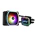 Produktbild ENERMAX AQUAFUSION ADV ARGB 120mm AIO CPU Wasserkühlung Dual Chamber für Intel LGA1700/AMD AM5 Support 250W+ TDP (1x SquA RGB 120 PWM Lüfter); ELC-AQFA120-SQA, schwarz