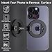 Double Magnetic Ring Phone Holder – Attach to Any Iron Surface | 1/4
