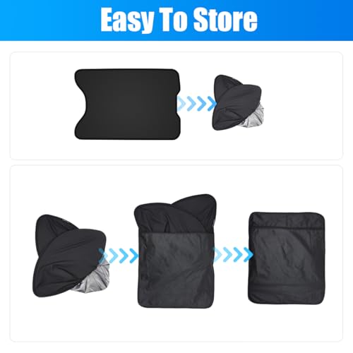 Pare-soleil de toit haut de gamme pour Ford Mustang Mach-E noir tendu