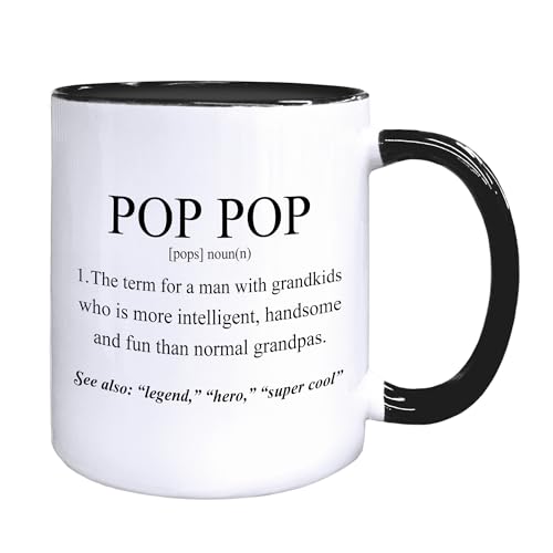 Taza de café Pop Pop de cerámica 11 oz miniatura 1