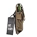 OneTigris Molle Single Pouch EDC Organizer Pouch EMT Mini Scissor Tool Pouch (Brown)