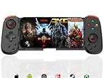 Megadream Wireless Controller for iPhone/Android, MFi Bluetooth Mobile Game Gamepad for iOS/Switch/Lite/PC/PS/Cloud Gaming Stretchable Joystick for iPhone 15 14 13/Plus/Pro/Max, Direct Play (black)