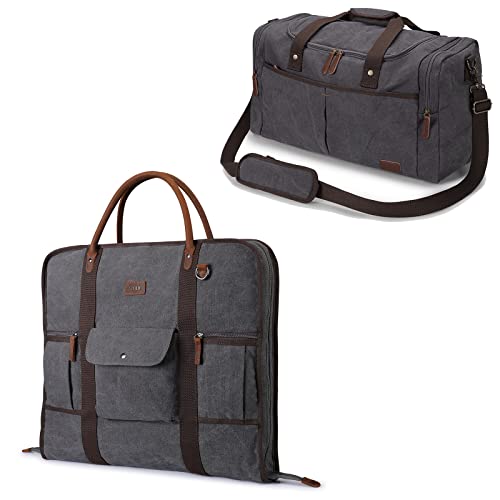 Carry On Garment Bag With Duffel Travel Bag #TOP26