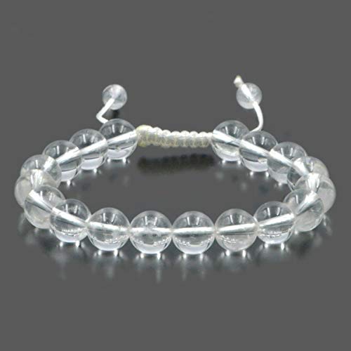 Image of AD Beads Natural 10mm Gemstone Bracelets Healing Power Crystal Macrame Adjustable 7-9 Inch