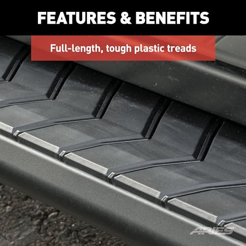 ARIES AeroTread Estribos SUV 75x9x7 pulgadas negro aluminio miniatura 7