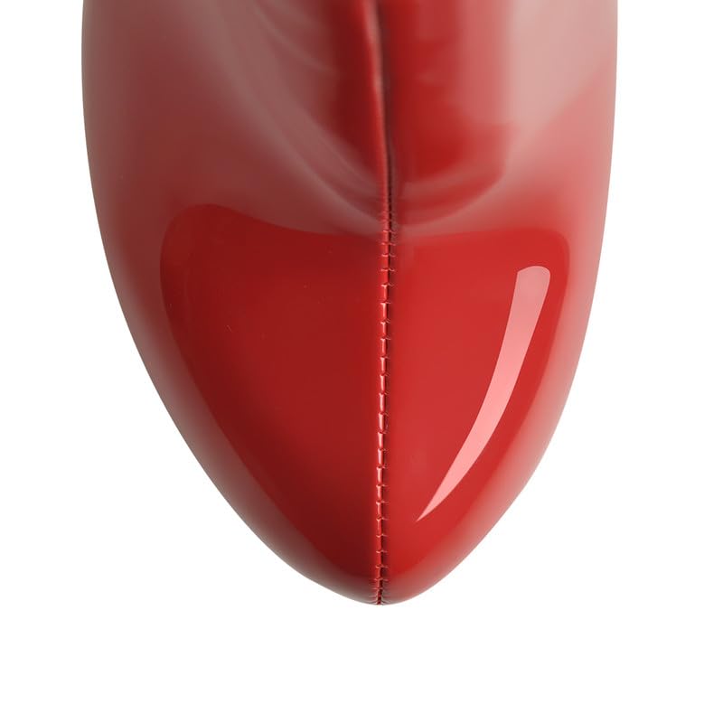 Botas de tacón alto para mujer, botas largas sobre la rodilla Stilettos con hebillas