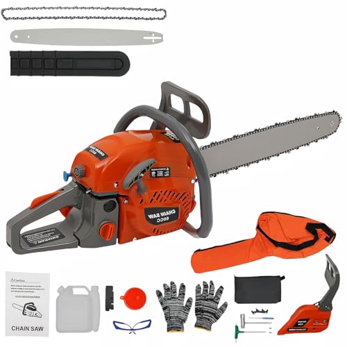 YIYIONCE 22In 2-Stroke Gas Chainsaw 60CC 2.8KW/10000rpm