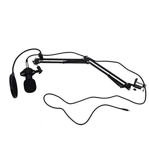 Heaven2017 Condenser Microphone Bundle Set Bm-800 Vocal Recording Wired Mic Set For Studio Audio Recording & Broadcasting Pink #TOP6