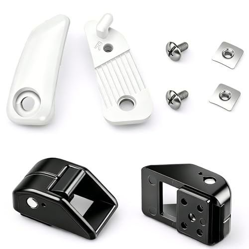 Honkador Chin Strap Repair Kit & Cam Loc Set Fit for Riddell, White