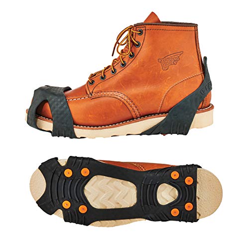 Slip-On Ice Traction Cleats with 8 Tungsten Carbide Studs for Superior Grip, Ergodyne