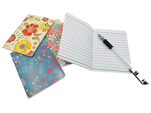 8Pcs Mini Notebook,Floral Patterns Portable Pocket Journal Steno Memo Notebook Minidaily Notepad(8 Patterns,Ruled Pages) #TOP6