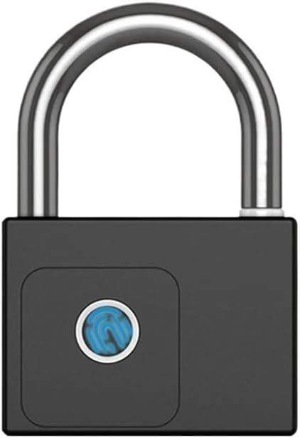 P70 Tuya BLE Smart Fingerprint Padlock Waterproof Remote Unlock USB Charging Key Unlock Anti-Theft Cabinet Door Lock(Silver)