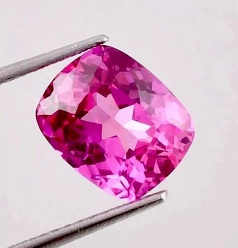 10 Carat Natural Ceylon Pink Sapphire Unheated Cushion Cut Loose Gemstone for jewellery making