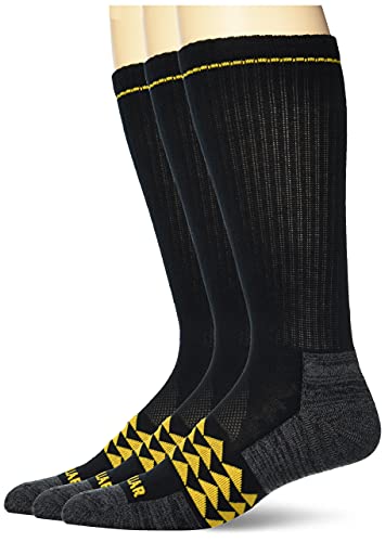 CAT Men's 3-Pack Half Cushioned Crew Socks