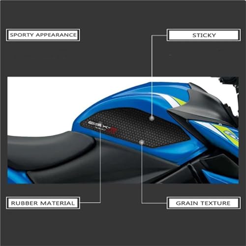 Pegatinas laterales Suzuki GSX-S1000GT de goma premium y diseño protector 4