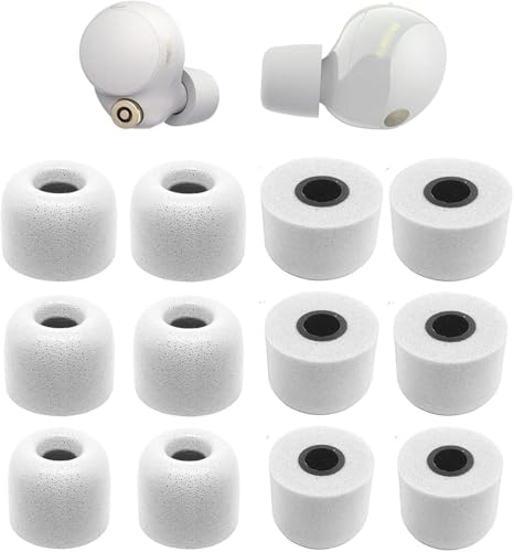 �t�H�[���C���[�`�b�v �����p WF-1000XM6�p �ᔽ���f�� �C���[�`�b�v �m�C�Y�L�����Z�����O �t�H�[�� �C���[�`�b�v �C���[�v���O �C���[�`�b�v S/M/L 3�T�C�Y 6�y�A 1000XM6�p �V���o�[ XM6PS