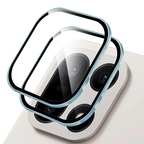 Image of 4youquality Camera Lens Protector for OnePlus 15 Blue Camera Lens Protector Ring | HD Clear Scratch Resistant Rear Camera Guard | Case Friendly